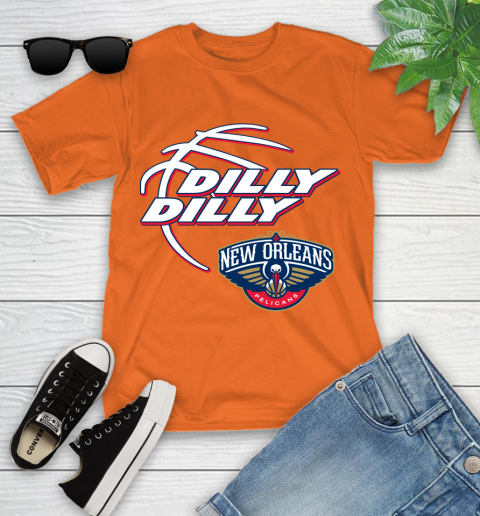 NBA New Orleans Pelicans Dilly Dilly Basketball Sports Youth T-Shirt 7
