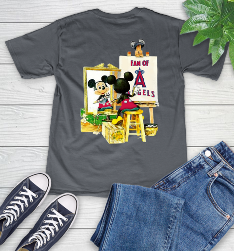MLB Baseball Los Angeles Angels Mickey Drawing Shirt 49