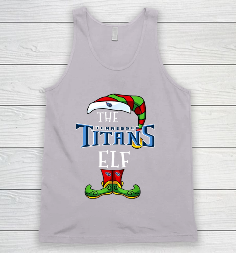 Tennessee Titans Christmas ELF Funny NFL Tank Top 3