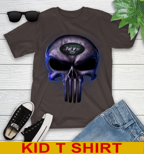 Cleveland Browns NFL Football Punisher Skull Sports Youth T-Shirt 6