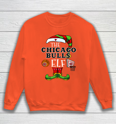Chicago Bulls Christmas ELF Funny NBA Sweatshirt 3
