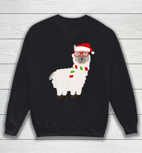 Fa La La Llama Shirt Cute Alpaca Ugly Christmas Sweatshirt