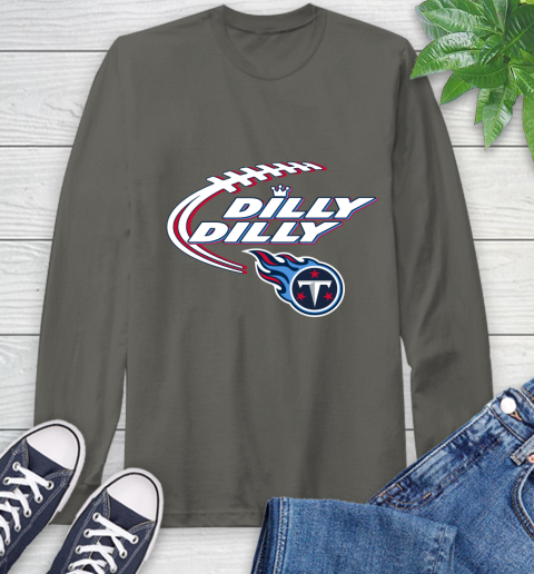 NFL Tennessee Titans Dilly Dilly Football Sports Long Sleeve T-Shirt 8