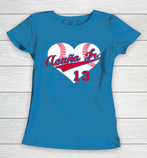 Ronald Acuna Jr Baseball Heart Gameday Women's T-Shirt 6