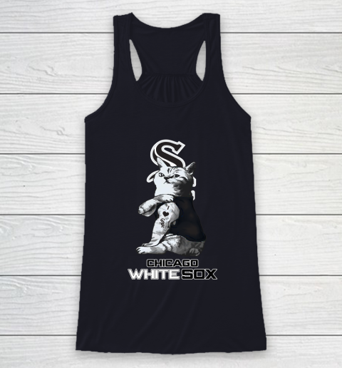 MLB Baseball My Cat Loves Chicago White Sox Racerback Tank 7