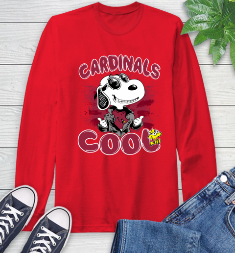 NFL Football Arizona Cardinals Cool Snoopy Shirt Long Sleeve T-Shirt 12