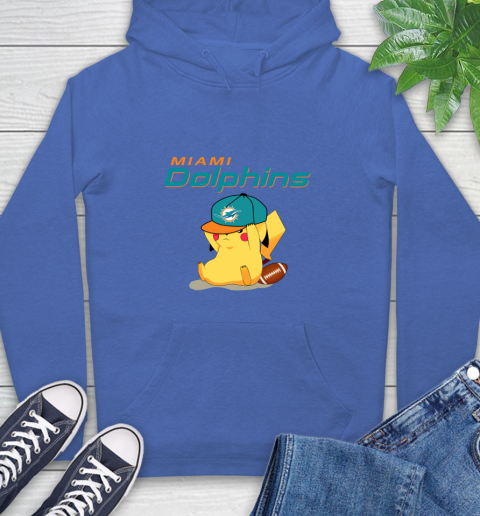 NFL Pikachu Football Sports Miami Dolphins Hoodie 9