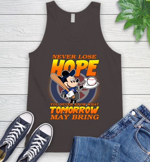 Chicago Cubs MLB Baseball Mickey Disney Never Lose Hope Tank Top 6