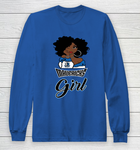 Dallas Mavericks Girl NBA Long Sleeve T-Shirt 9