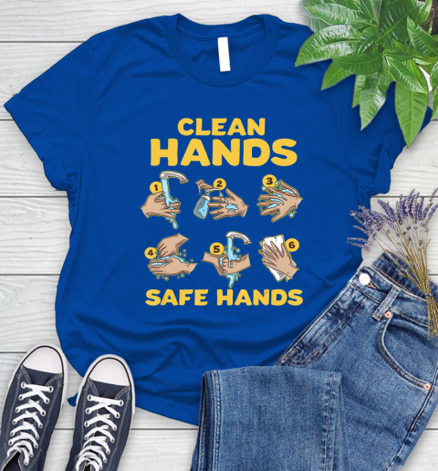 Nurse Shirt Washing Clean Hands Safe Hand Hygiene Wash Save T Shirt Women's T-Shirt 10