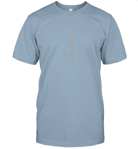 yld8 6432 baseball math apparel for baseball lovers jersey t shirt 60 front light blue