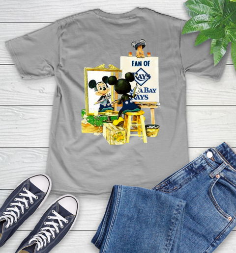 MLB Baseball Tampa Bay Rays Mickey Drawing Shirt 48