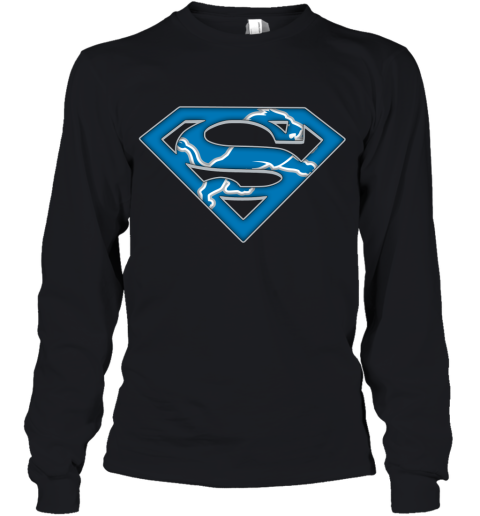 We Are Undefeatable The Detroit Lions x Superman NFL Youth Long Sleeve