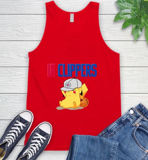 NBA Pikachu Basketball Sports Los Angeles Clippers Tank Top 6