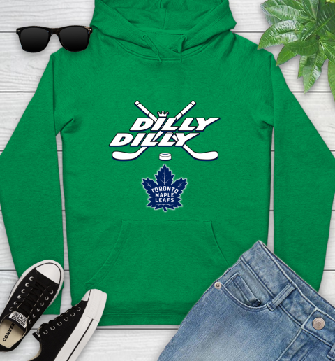NHL Toronto Maple Leafs Dilly Dilly Hockey Sports Youth Hoodie 7