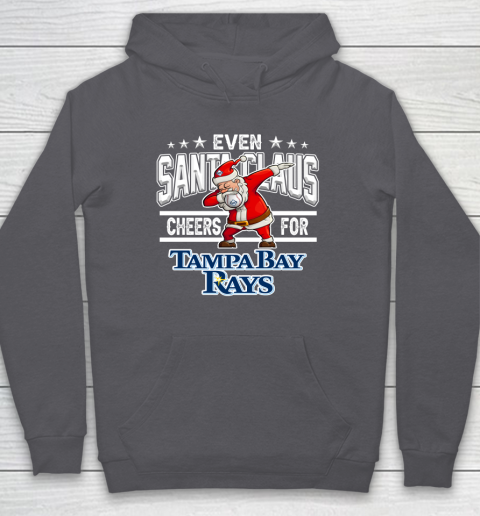 Tampa Bay Rays Even Santa Claus Cheers For Christmas MLB Hoodie 4