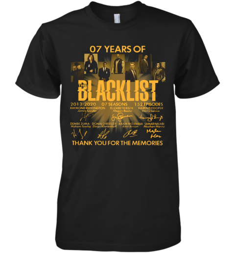 07 Years Of The Blacklist Premium Men's T-Shirt