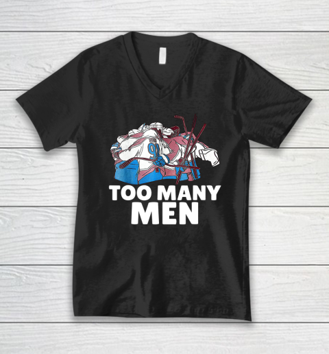 Kadri Too Many Men V-Neck T-Shirt