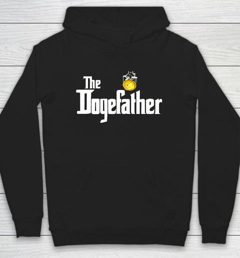 The Dogefather Funny Doge Cryptocurrency Meme Dogecoin Hoodie