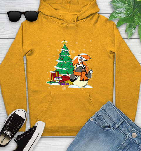 New York Islanders NHL Hockey Cute Tonari No Totoro Christmas Sports Youth Hoodie 2
