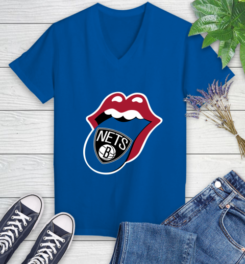 Brooklyn Nets NBA Basketball Lips I Root For My Team Adoring Fan 86