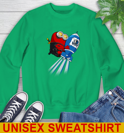 NBA Basketball Dallas Mavericks Deadpool Minion Marvel Shirt Sweatshirt 8