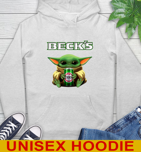 Star Wars Baby Yoda Hugs Beck's Beer Shirt 13