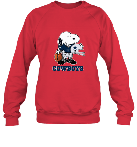 Dallas Cowboys Snoopy Custom Name And Number Ugly Christmas Sweater