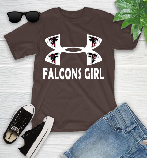 NFL Atlanta Falcons Girl Under Armour Football Sports Youth T-Shirt 7