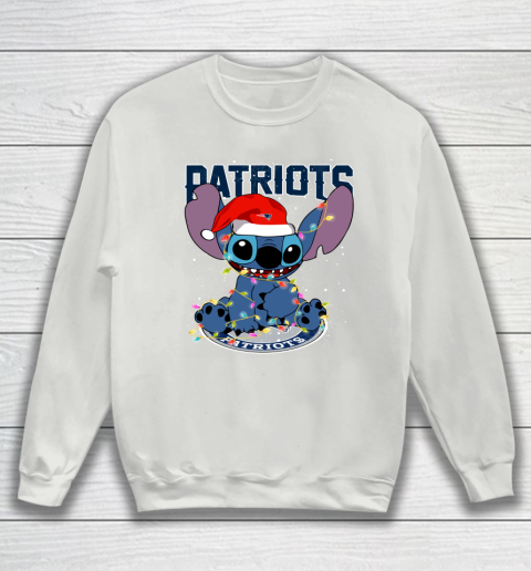 New England Patriots NFL Football noel stitch Christmas Sweatshirt 3