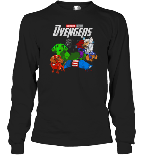 Dachshund Dvengers Marvel Avengers Endgame Long Sleeve T-Shirt