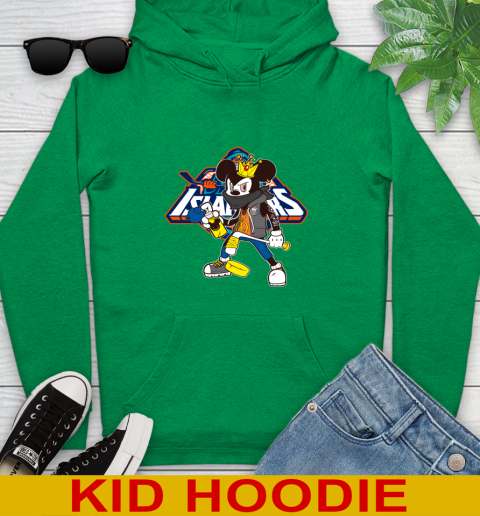New York Islanders NHL Hockey Mickey Peace Sign Sports Youth Hoodie 8