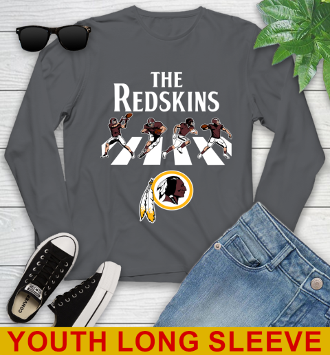 NFL Football Washington Redskins The Beatles Rock Band Shirt Youth Long Sleeve 9