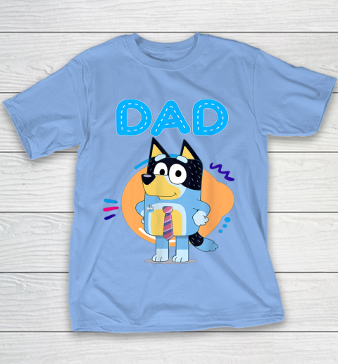Family Blueys Love Dad Love Mom Blueys Love Mom Youth T-Shirt 8