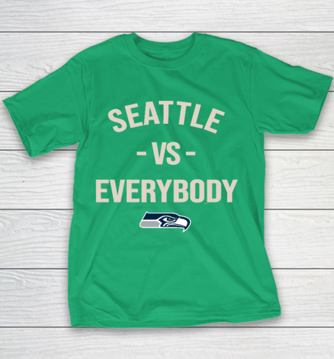 Seattle Seahawks Vs Everybody Youth T-Shirt 3