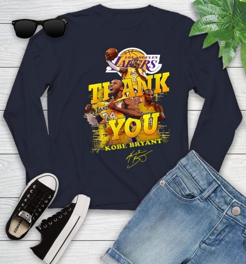 Great Thank you Kobe Bryant Los Angeles Lakers signature shirt 114