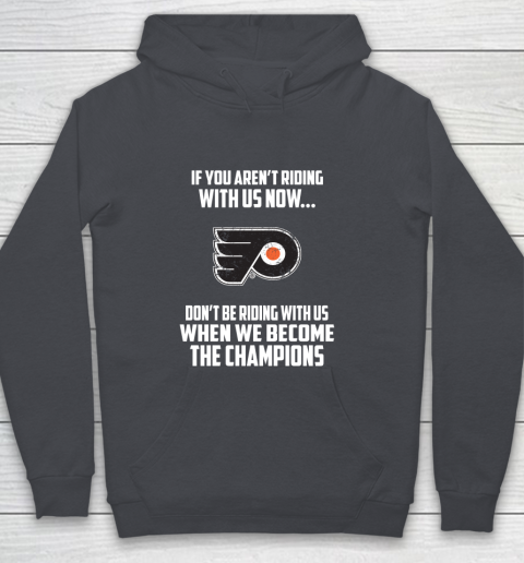 NHL Philadelphia Flyers Hockey We Become The Champions Youth Hoodie 5