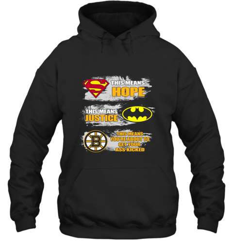 Boston Bruins Kick Your Ass Hoodie