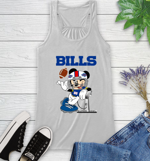 NFL Buffalo Bills Mickey Mouse Disney Super Bowl Football T Shirt Racerback Tank