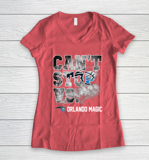NBA Orlando Magic Basketball Can't Stop Vs Women's V-Neck T-Shirt 4