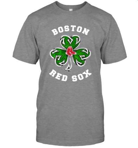 MLB Boston Red Sox Three Leaf Clover St Patrick's Day Baseball Sports  Hoodie