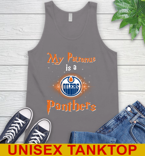NHL Hockey Harry Potter My Patronus Is A Edmonton Oilers Tank Top 6