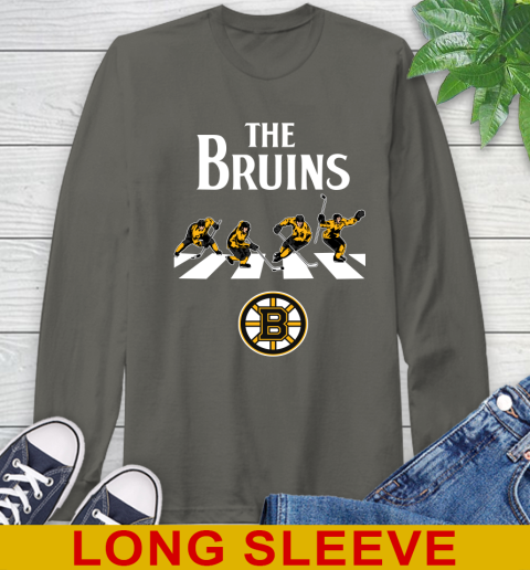 NHL Hockey Boston Bruins The Beatles Rock Band Shirt Long Sleeve T-Shirt 10