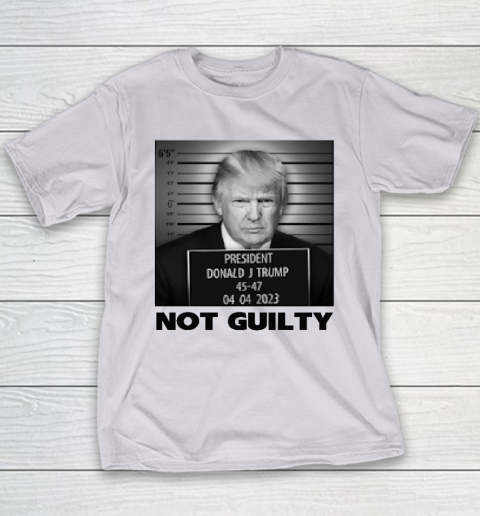Trump Not Guilty Youth T-Shirt - Image 4