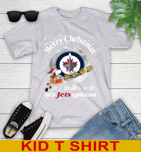 Winnipeg Jets Merry Christmas To All And To Jets A Good Season NHL Hockey Sports Youth T-Shirt 4