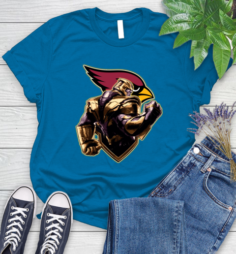NFL Thanos Avengers Endgame Football Sports Arizona Cardinals Women's T-Shirt 7