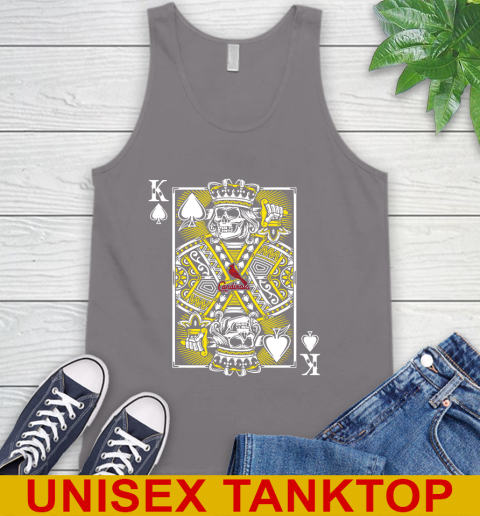 St.Louis Cardinals MLB Baseball The King Of Spades Death Cards Shirt Tank Top 6