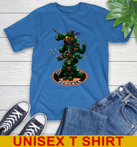NFL Football Cincinnati Bengals Teenage Mutant Ninja Turtles Shirt T-Shirt 9
