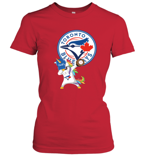 Hip Hop Dabbing Unicorn Flippin Love Toronto Blue Jays Women's T-Shirt