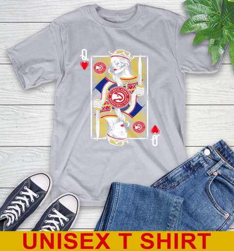 NBA Basketball Atlanta Hawks The Queen Of Hearts Card Shirt T-Shirt 5